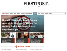 Tablet Screenshot of firstpost.com